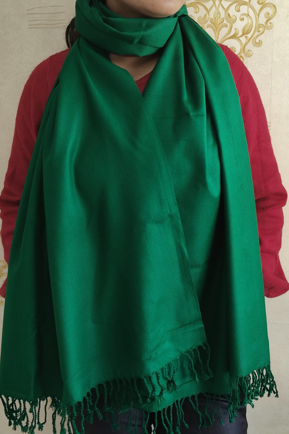 Forest Grace Woollen Shawl