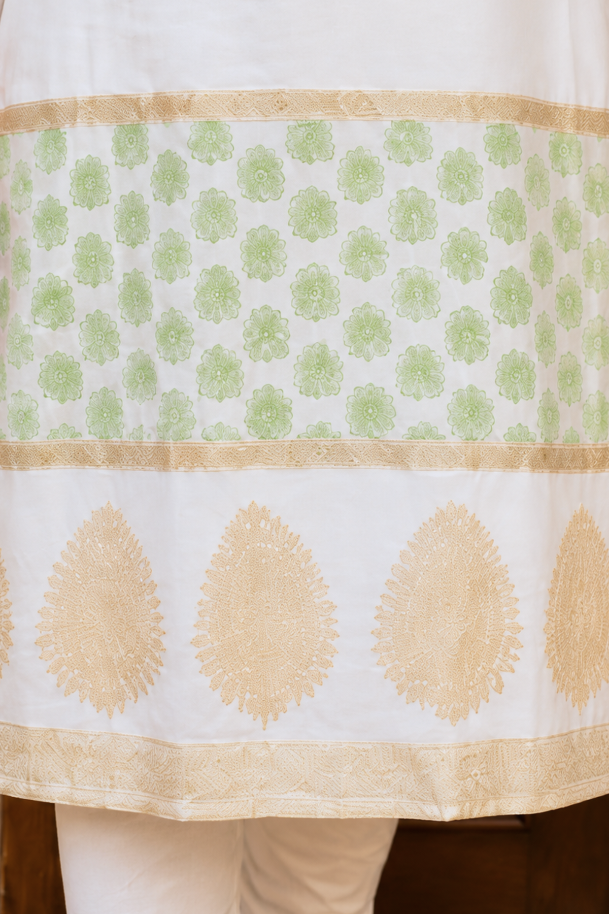 Dewdrop Ivory Churidar Suit Set