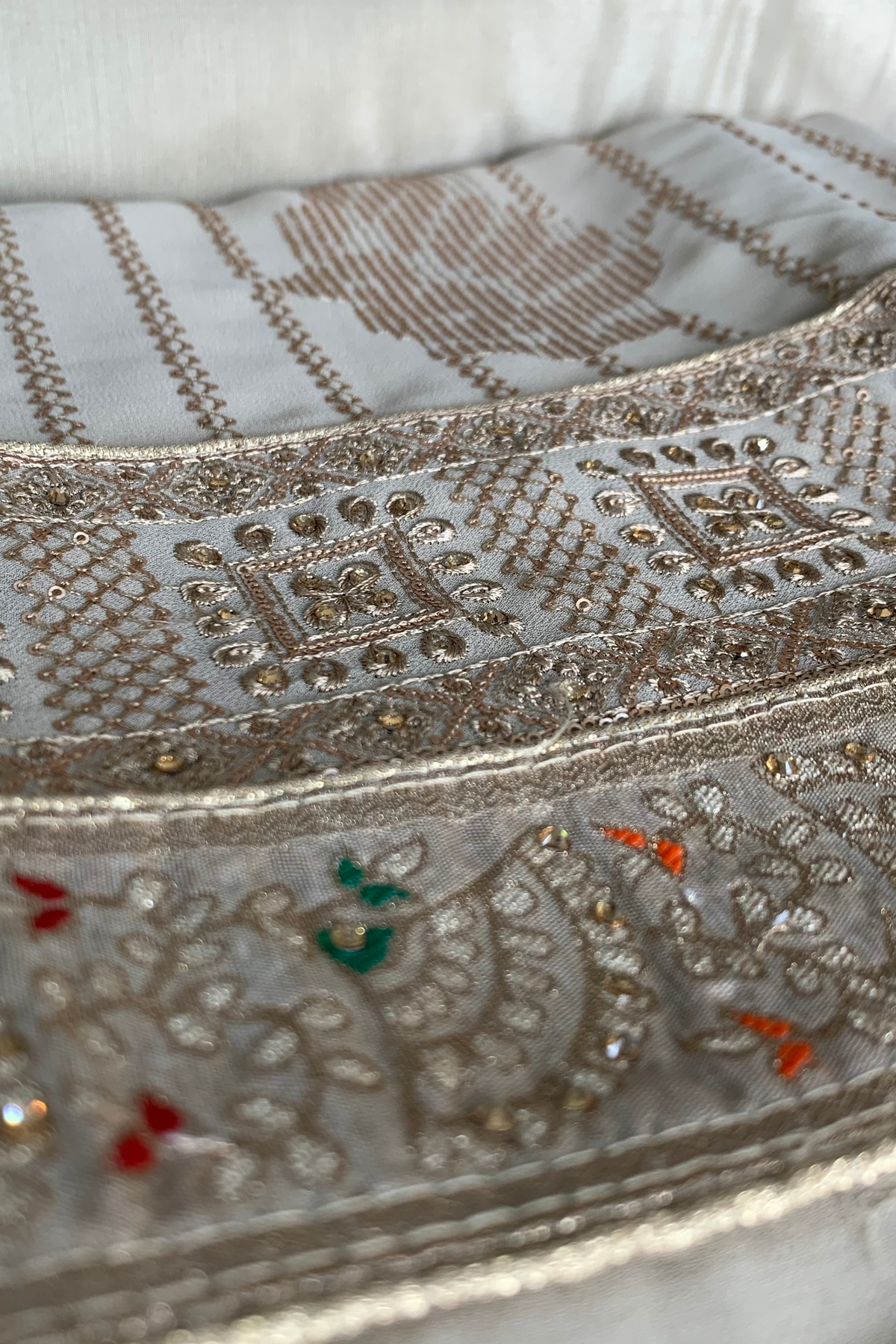 Buy Plus Size ​Golden Sequin Dress Material At Apella | Sizes XS to 10 XL | India | Free Delivery | Customized