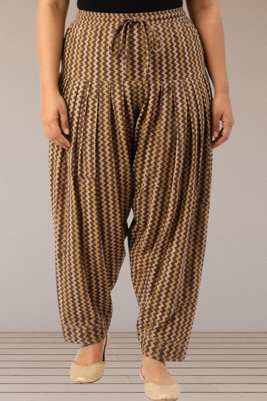 Earthline Zigzag Pleated Salwar