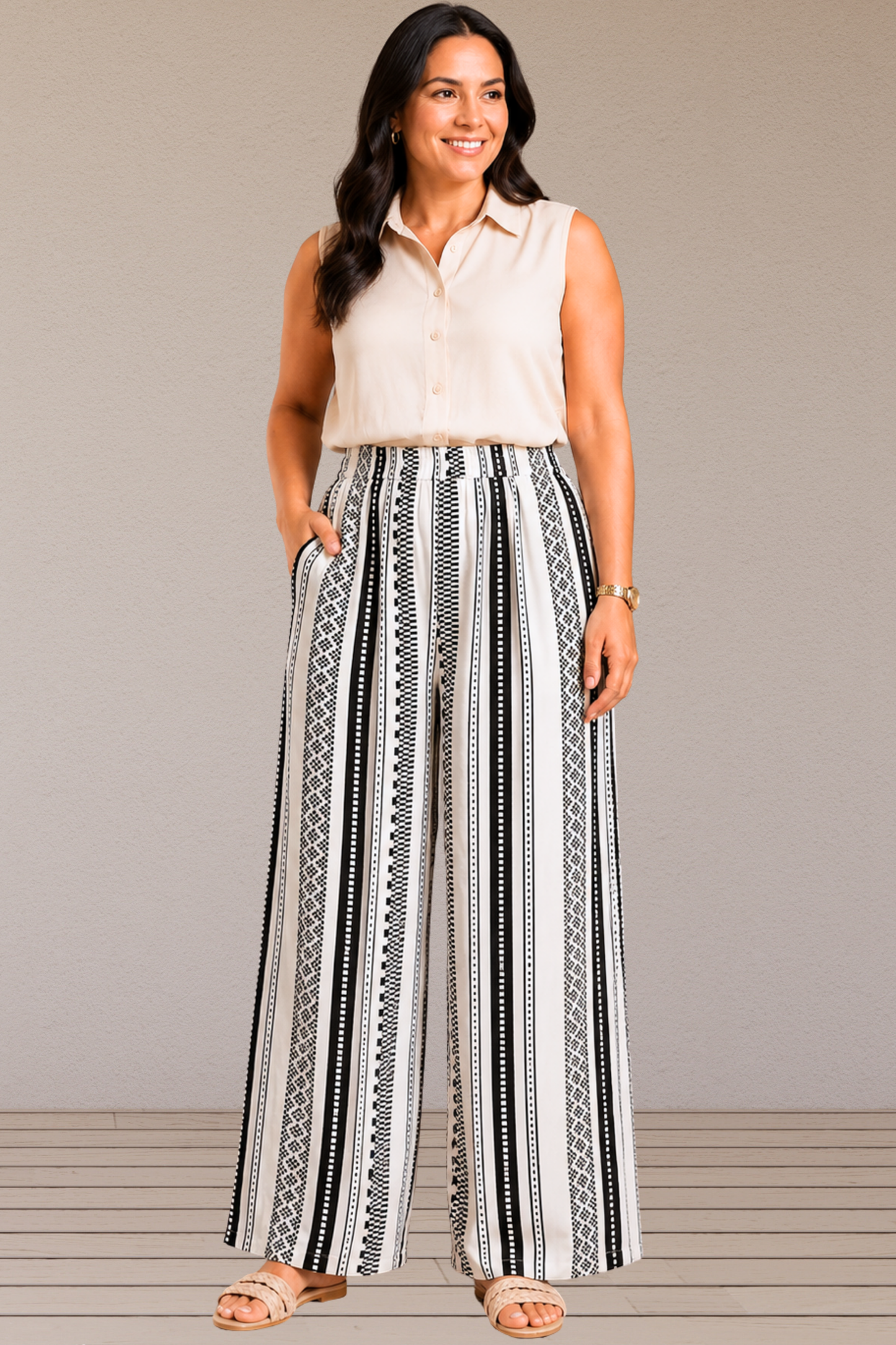 Easy Unwind Striped Lounge Pants