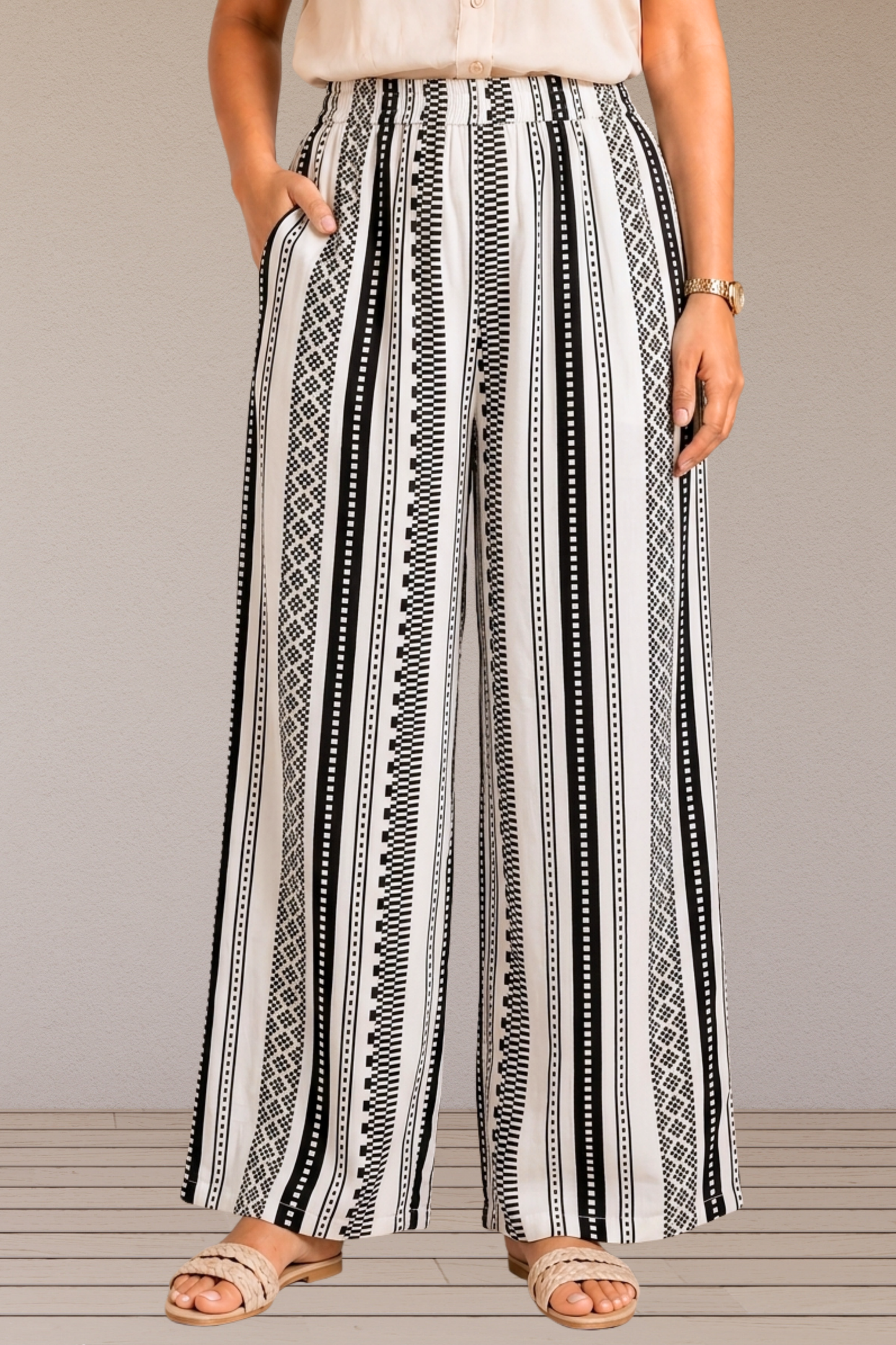 Easy Unwind Striped Lounge Pants