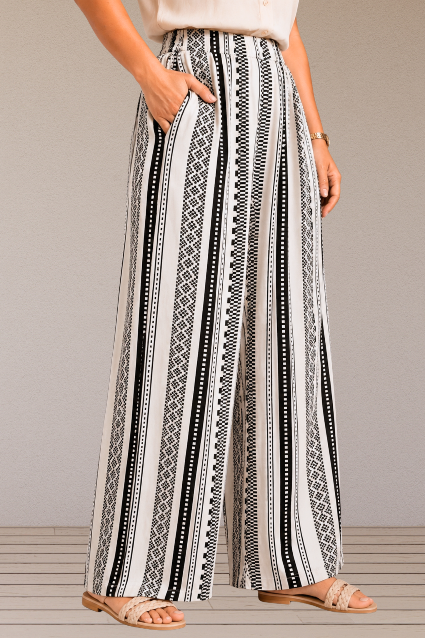 Easy Unwind Striped Lounge Pants