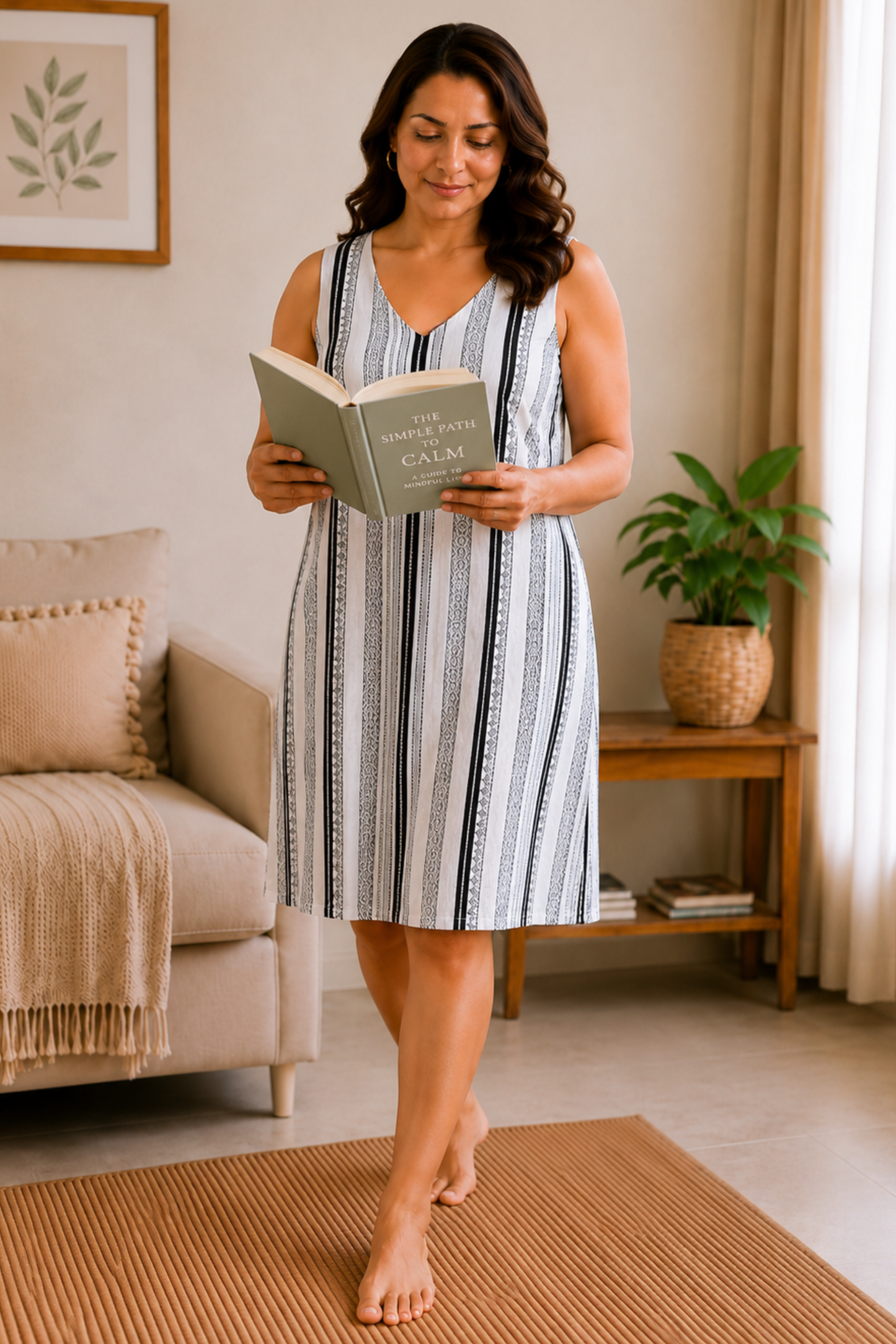 Easy Unwind Striped Short Nighty