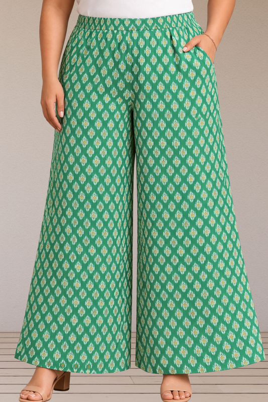 Emerald Ikat Summer Lounge Pants