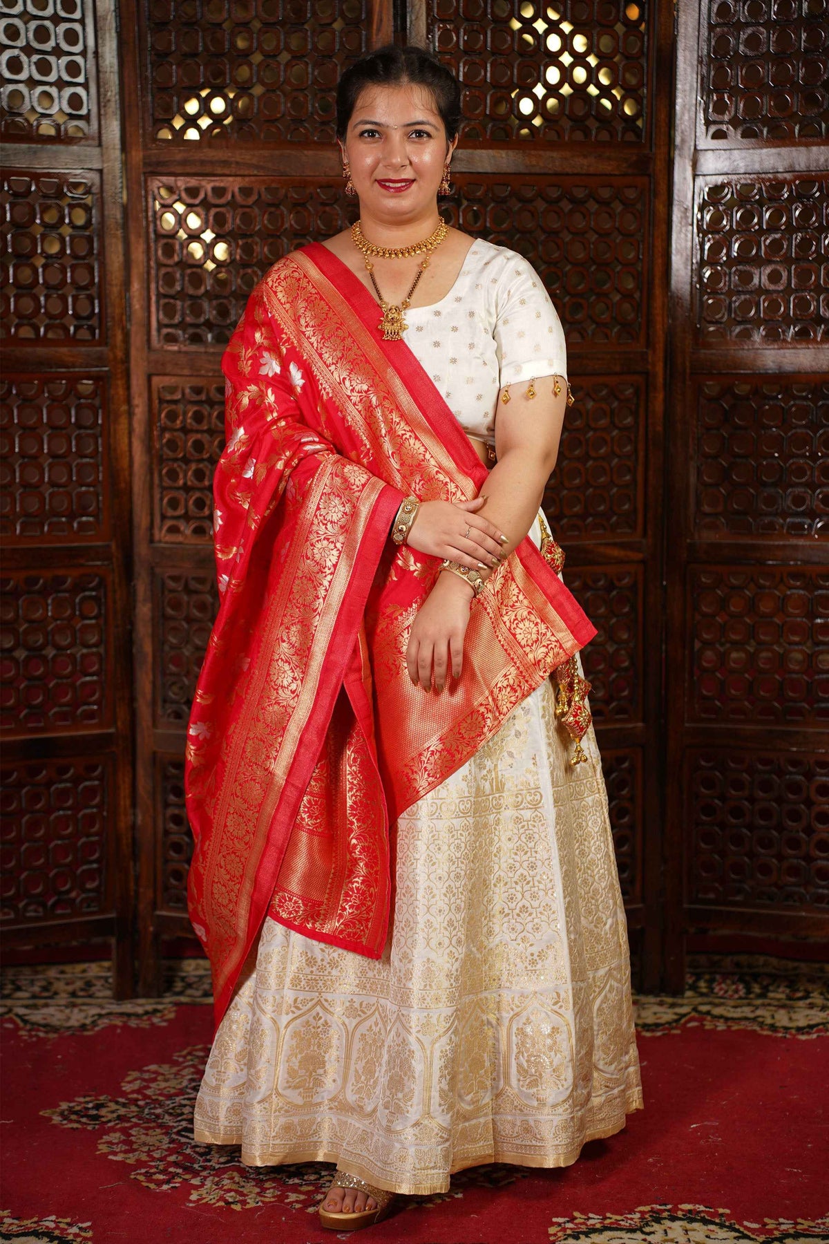 Ragini Jacquard Silk Lehenga