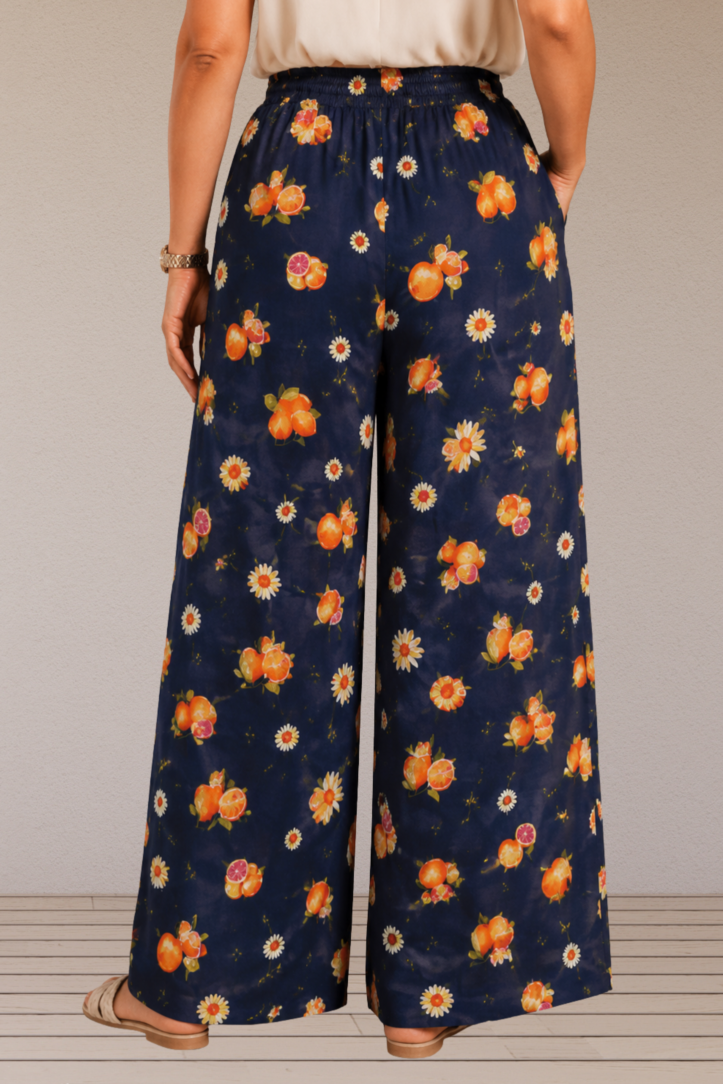 Evening Citrus Rayon Lounge Pants