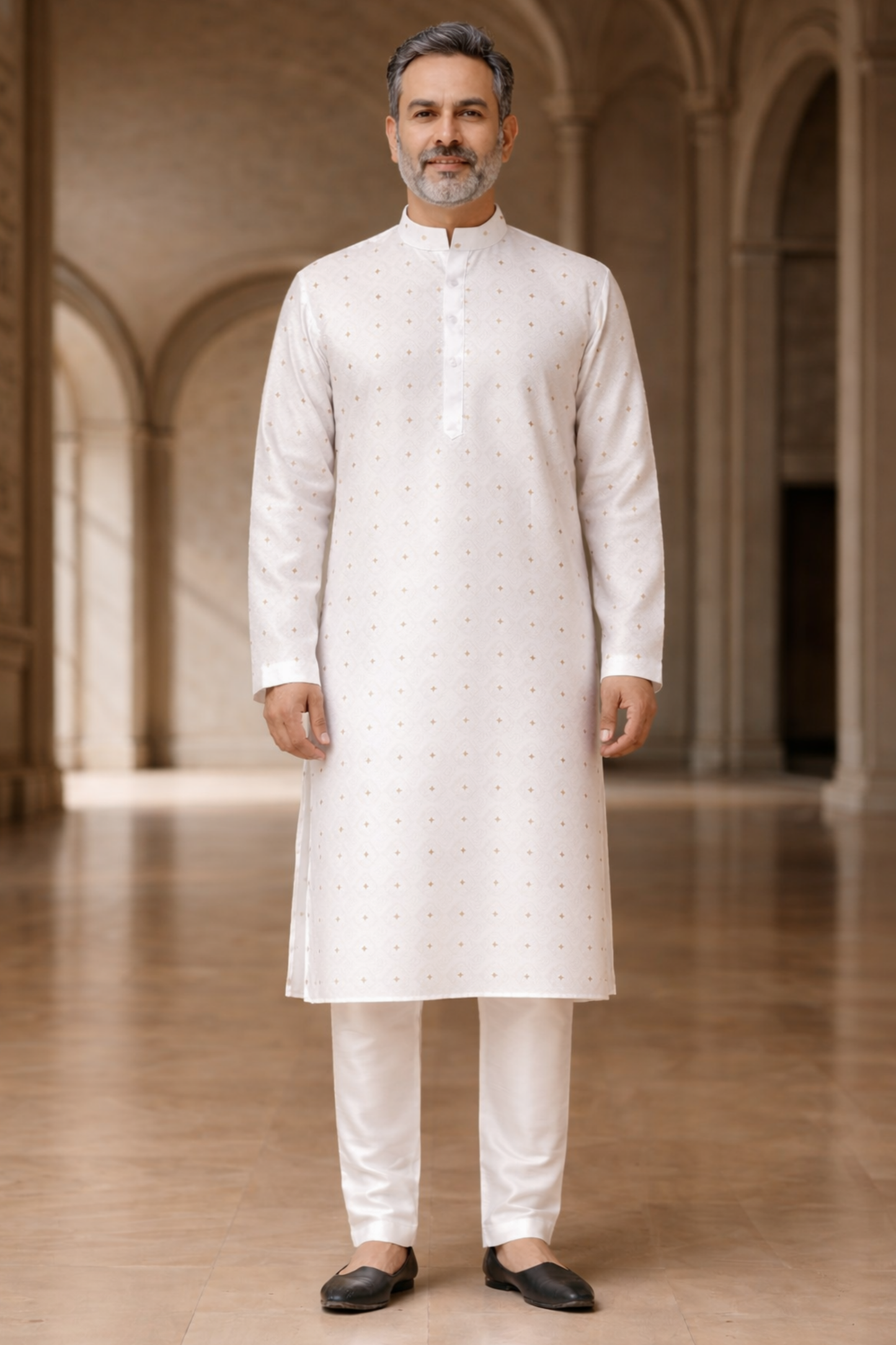 Opulent Jacquard Woven Kurta Pajama
