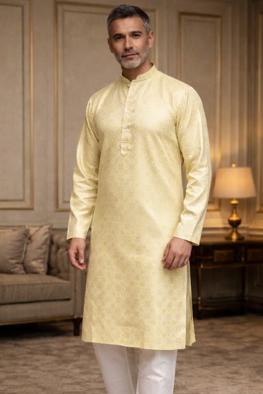 Festive Threads Brocade Kurta Pajama
