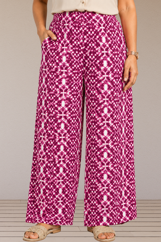 Fiery Fuchsia Rayon Lounge Pants