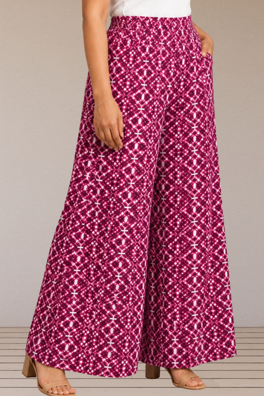 Fiery Fuchsia Rayon Lounge Pants