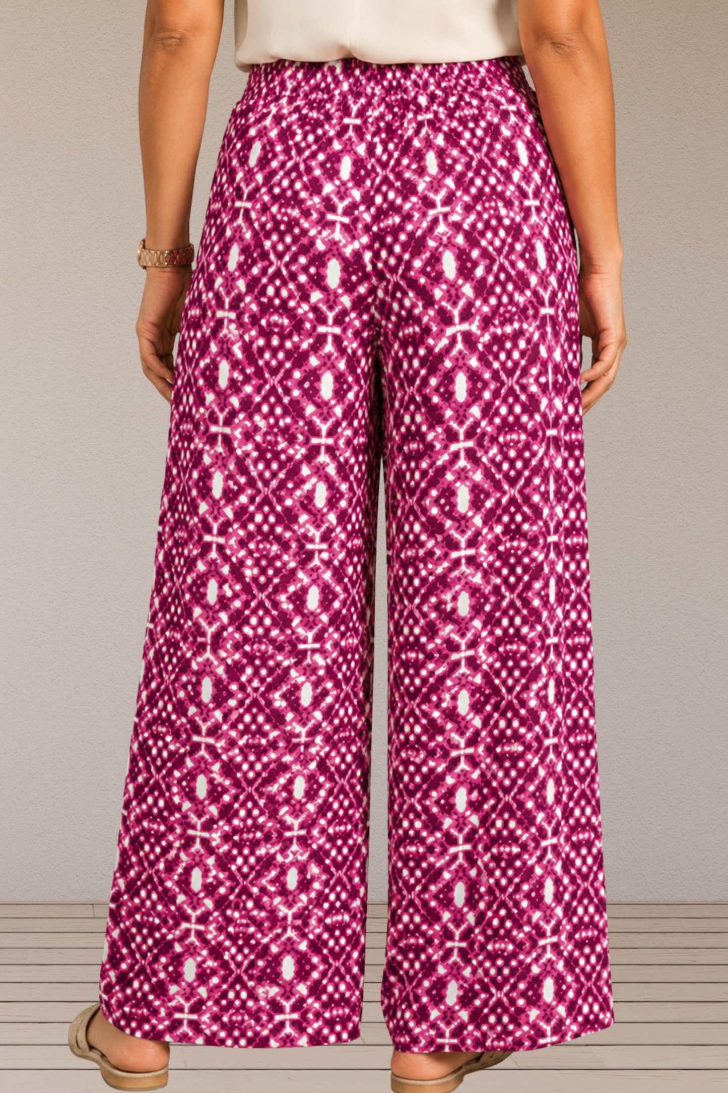 Fiery Fuchsia Rayon Lounge Pants
