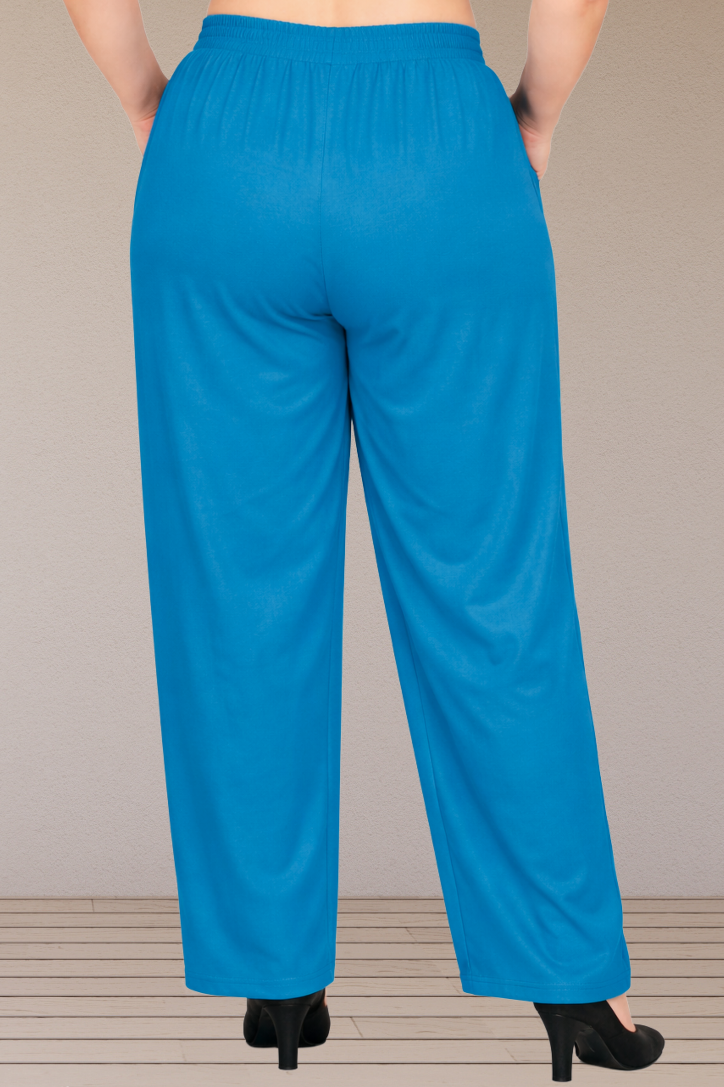 Firozi Belted Cotton Palazzo