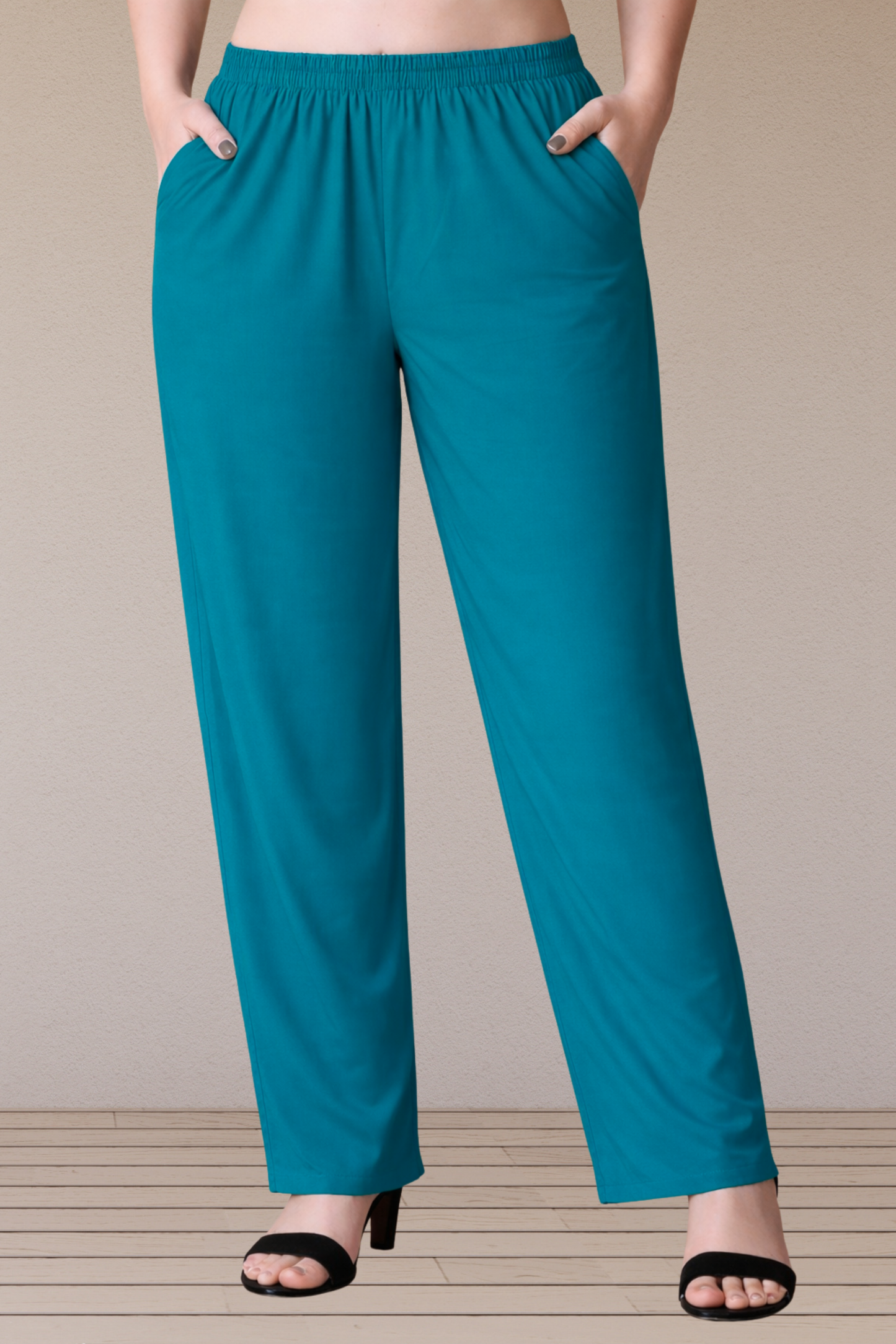 Firozi Blue Rayon Kurti Pant