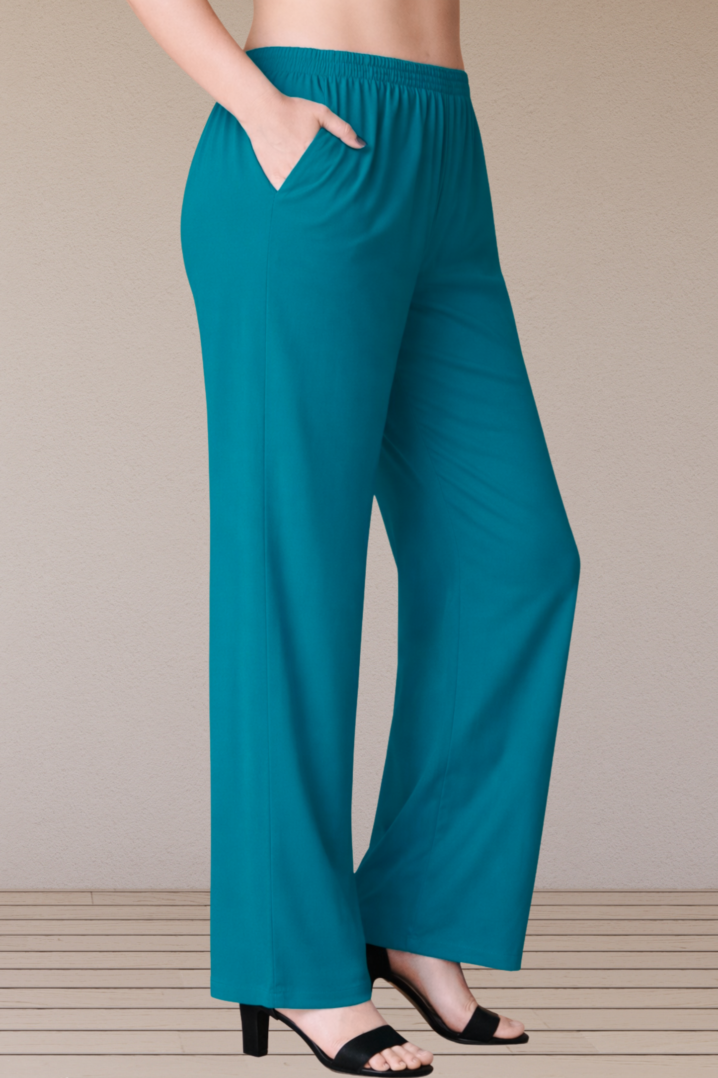 Firozi Blue Rayon Kurti Pant