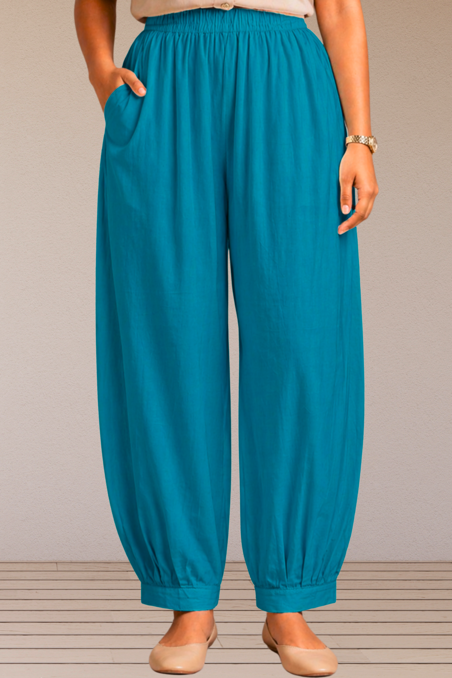 Firozi Cotton Afghani Pants
