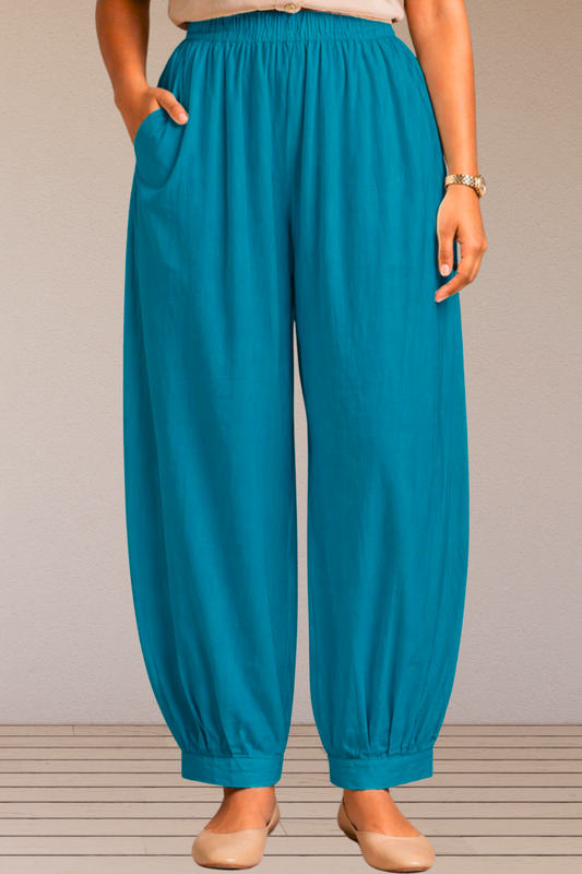 Firozi Cotton Afghani Pants