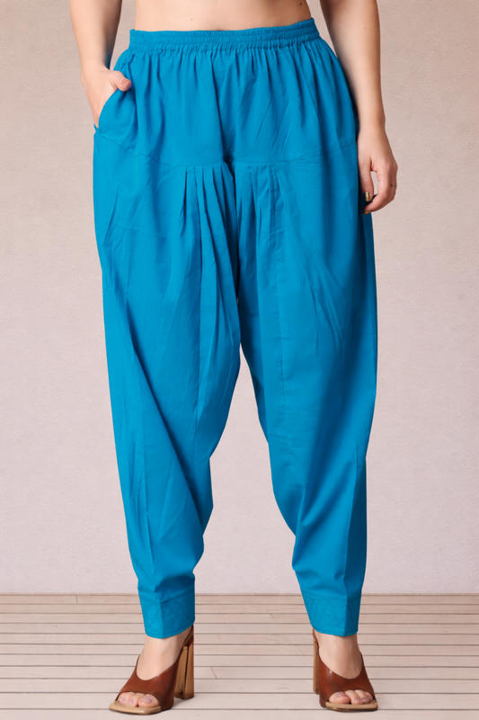 Firozi Cotton Straight Salwar