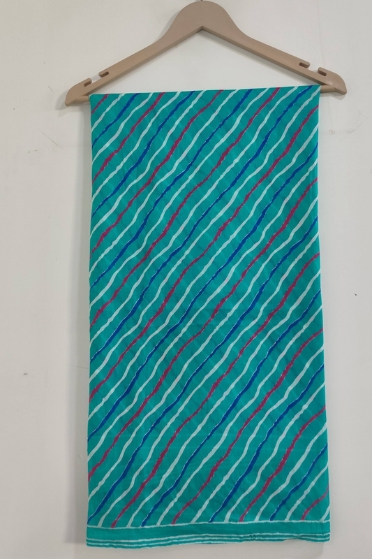 Firozi Leheriya Cotton Dupatta