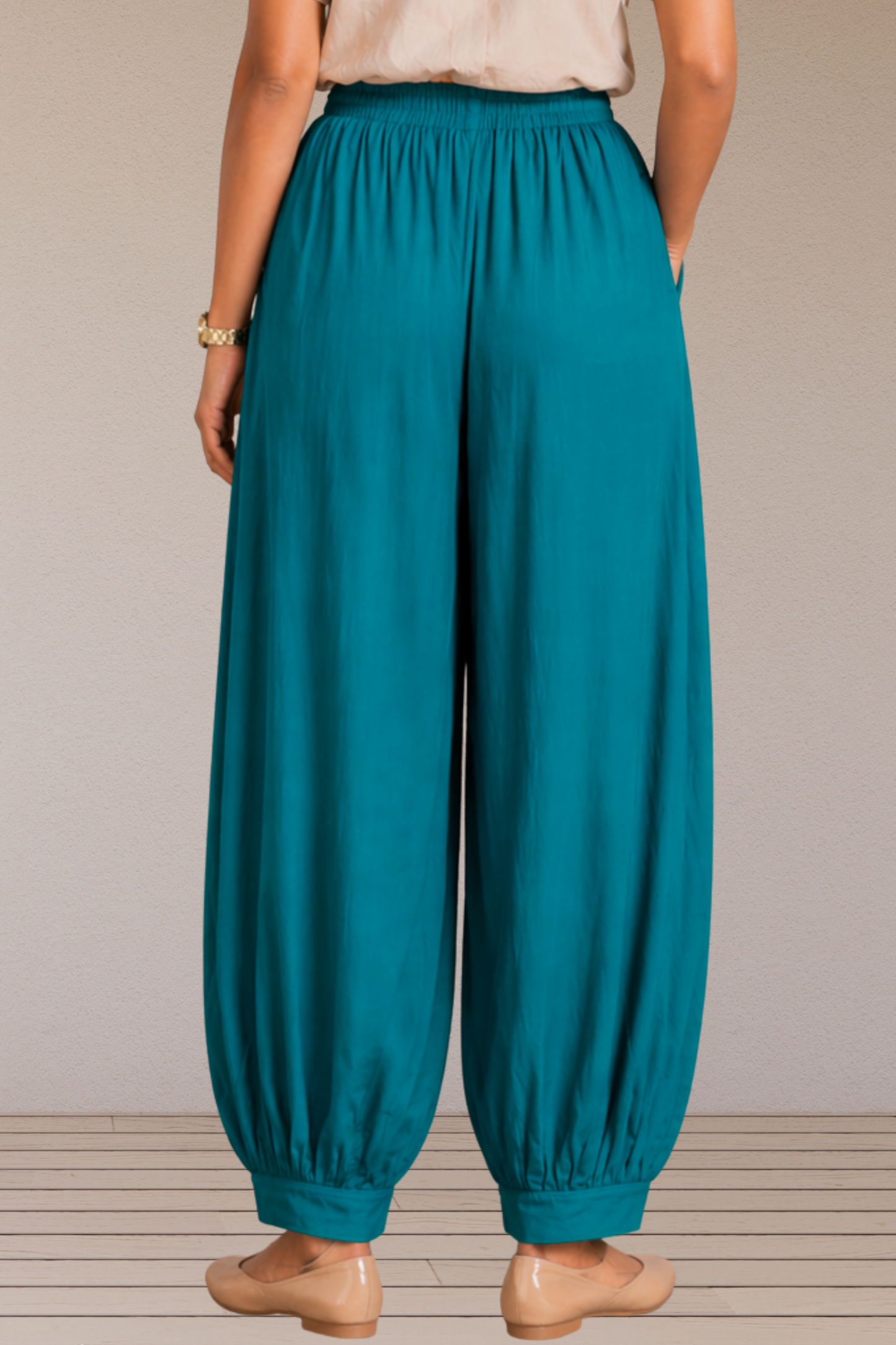 Firozi Rayon Afghani Pants