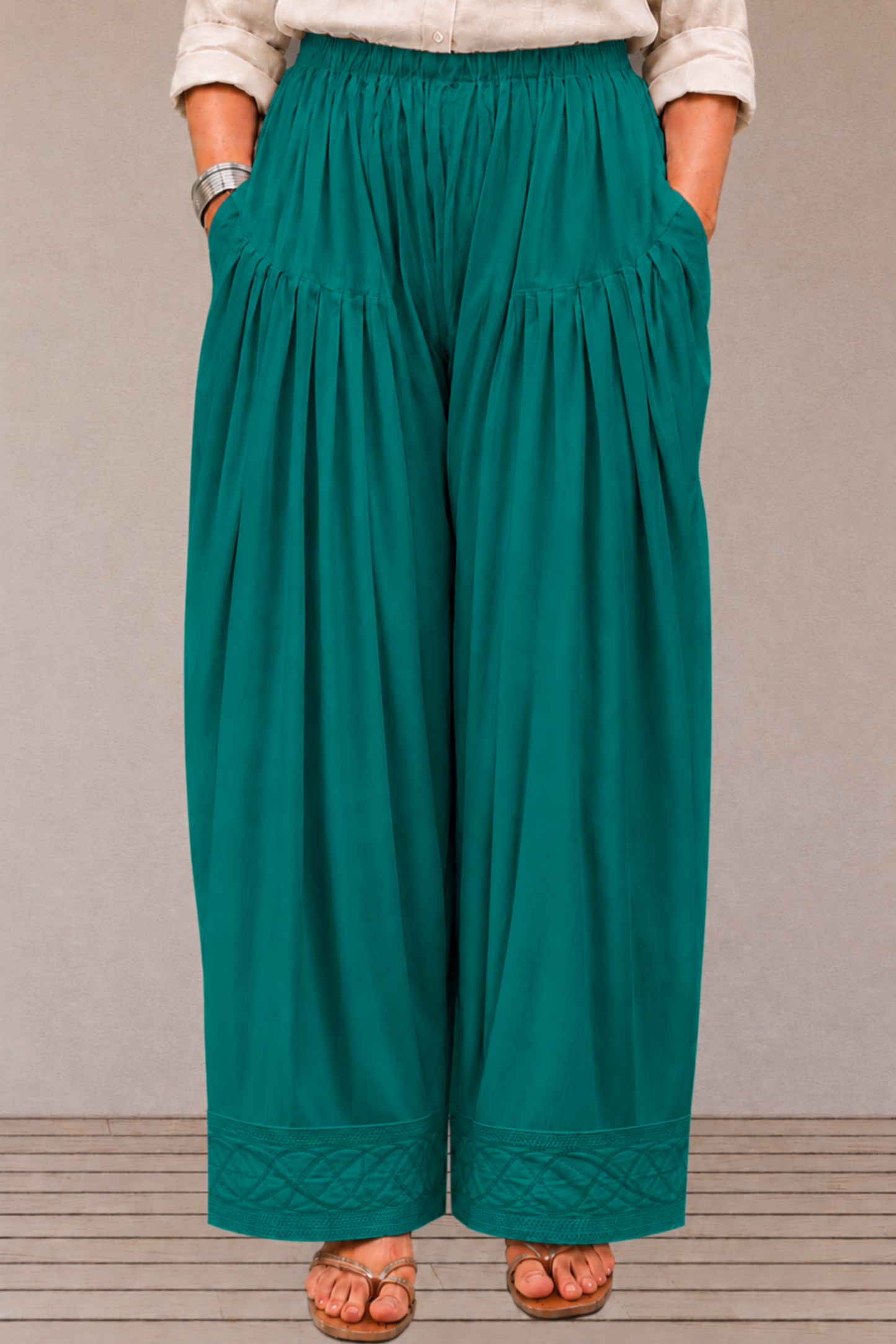 Firozi Rayon Farshi Salwar