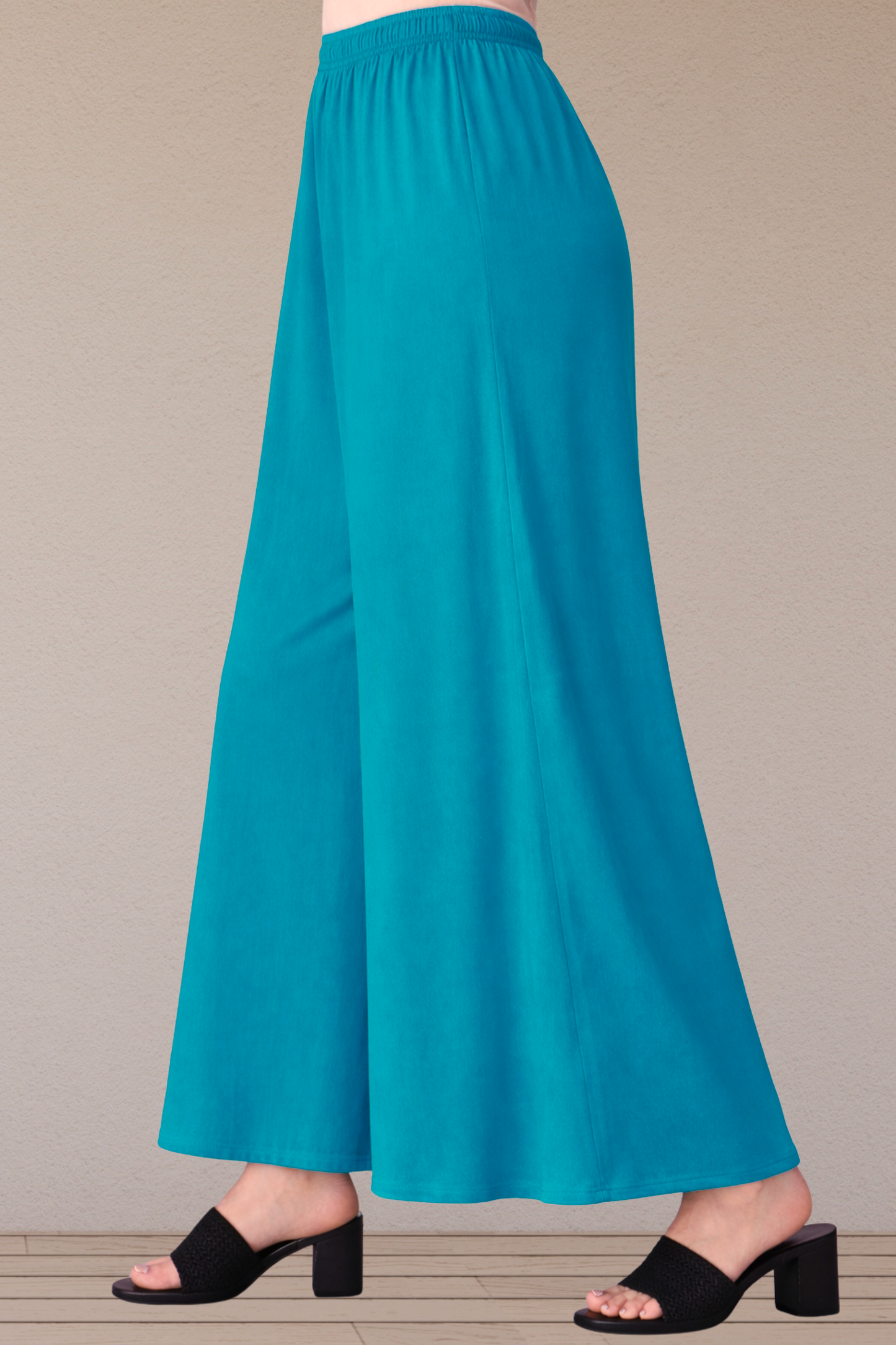 Firozi Rayon Skirt Palazzo