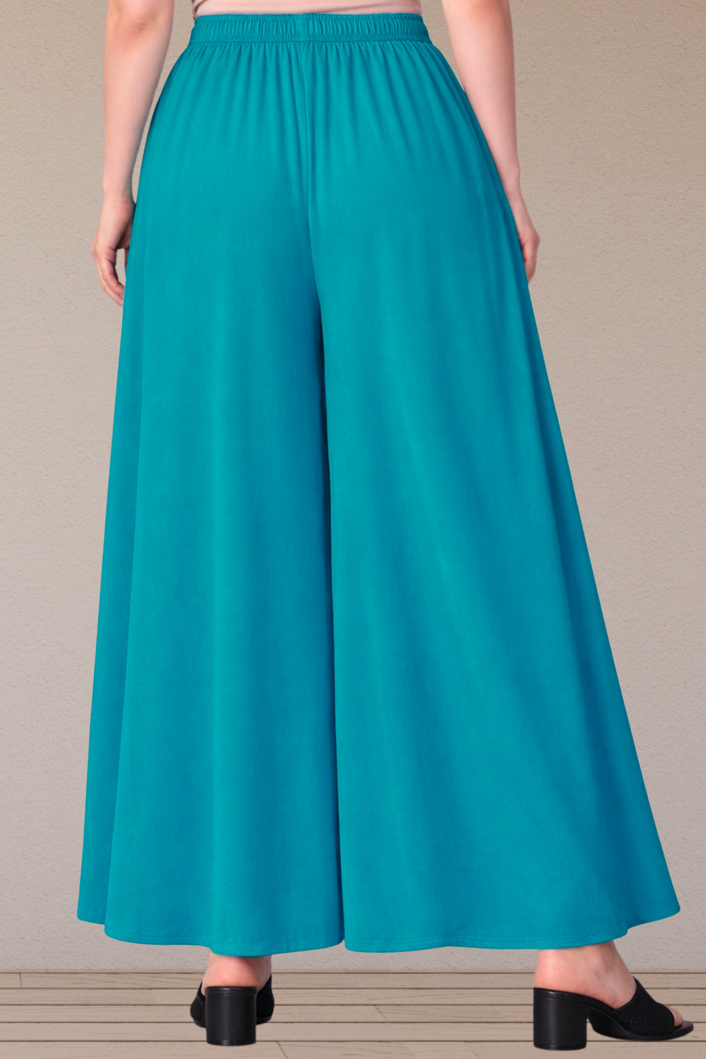 Firozi Rayon Skirt Palazzo
