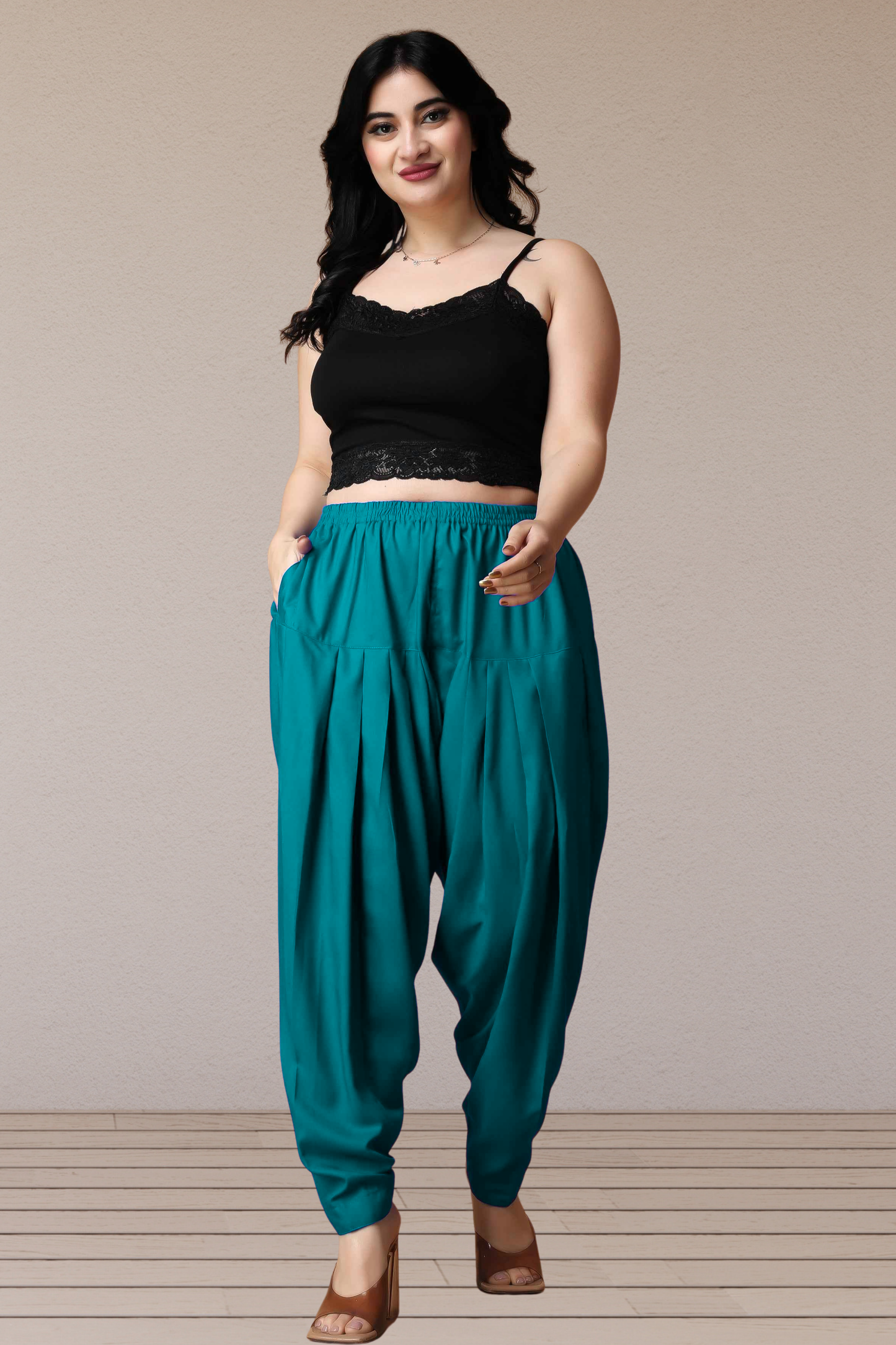 Firozi Straight Rayon Salwar Pants