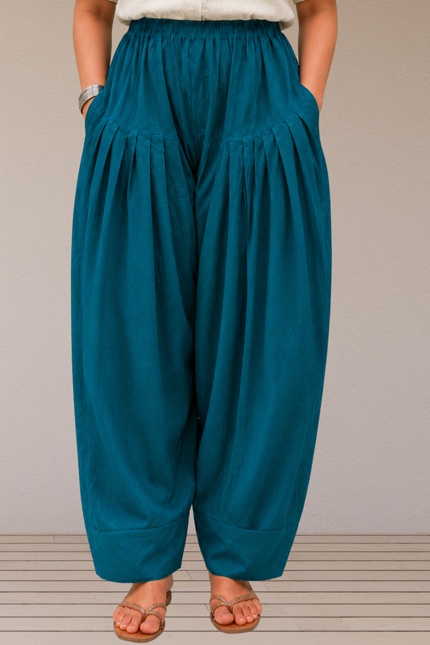 Firozi Cotton Farshi Salwar