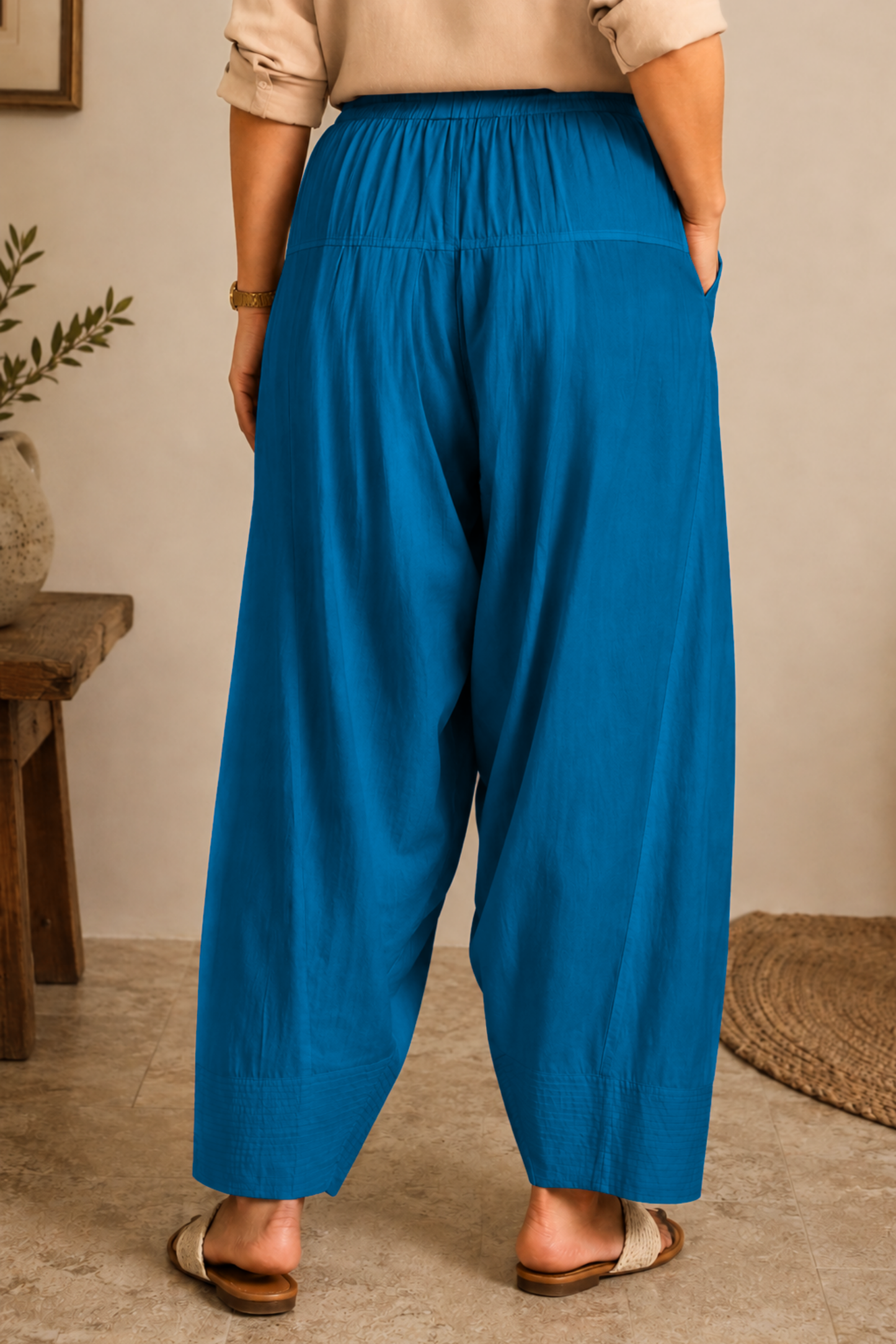 Firozi Cotton Farshi Salwar