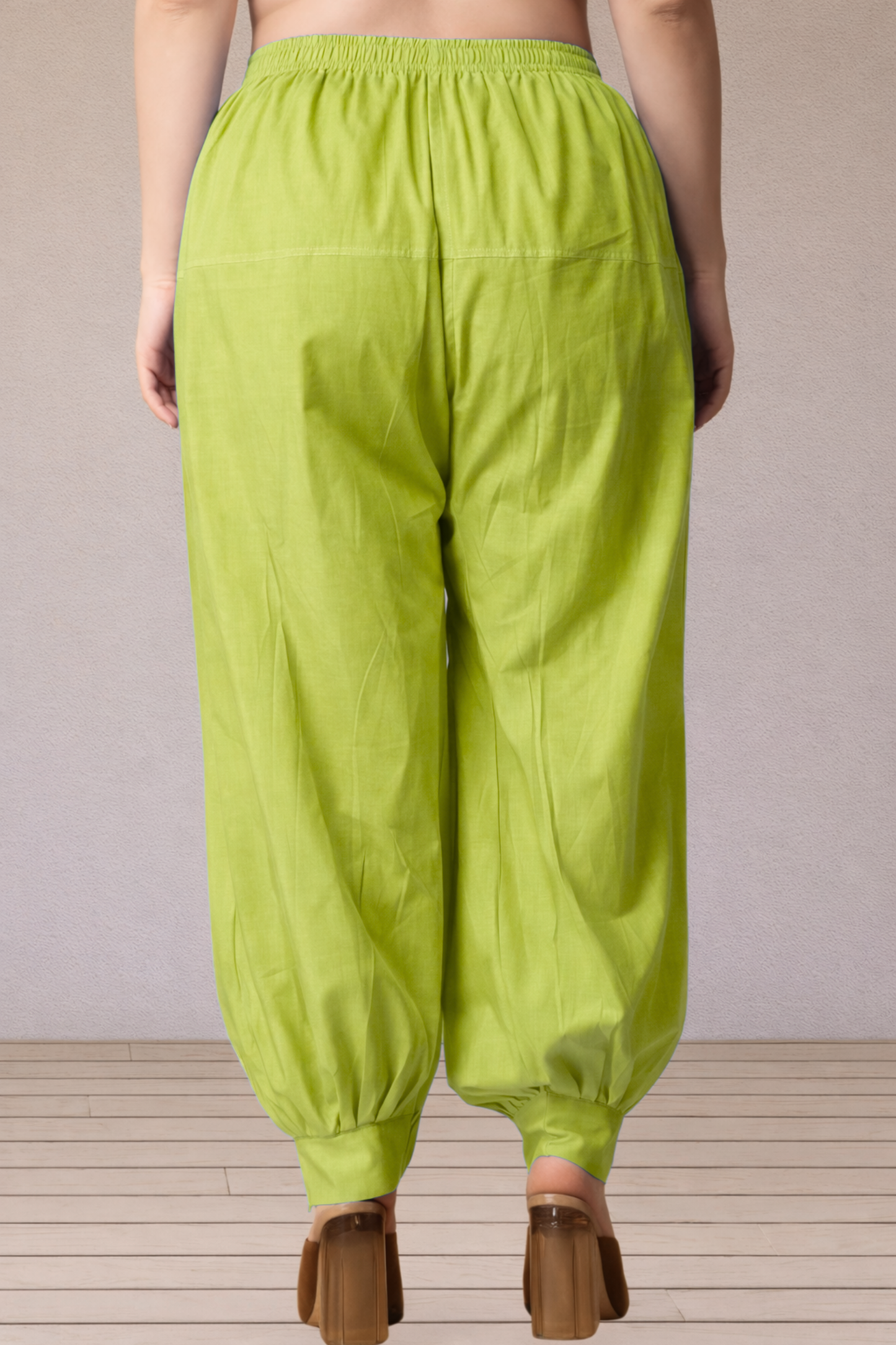 Fluorescent Cotton Afghani Salwar