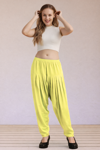 Fluorescent  Easy Fit Rayon Salwar