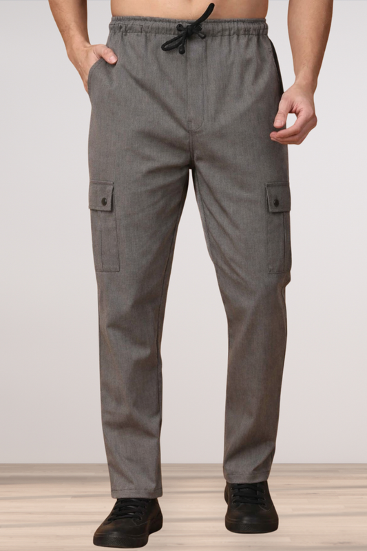 Fossil Grey Everyday Cargo Pants