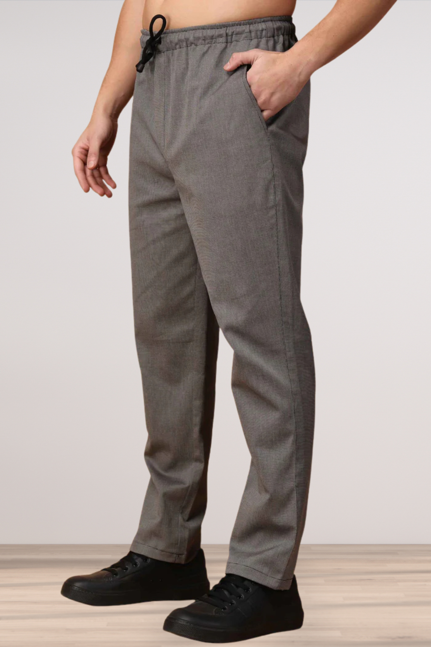 Fossil Grey Everyday Track Pants
