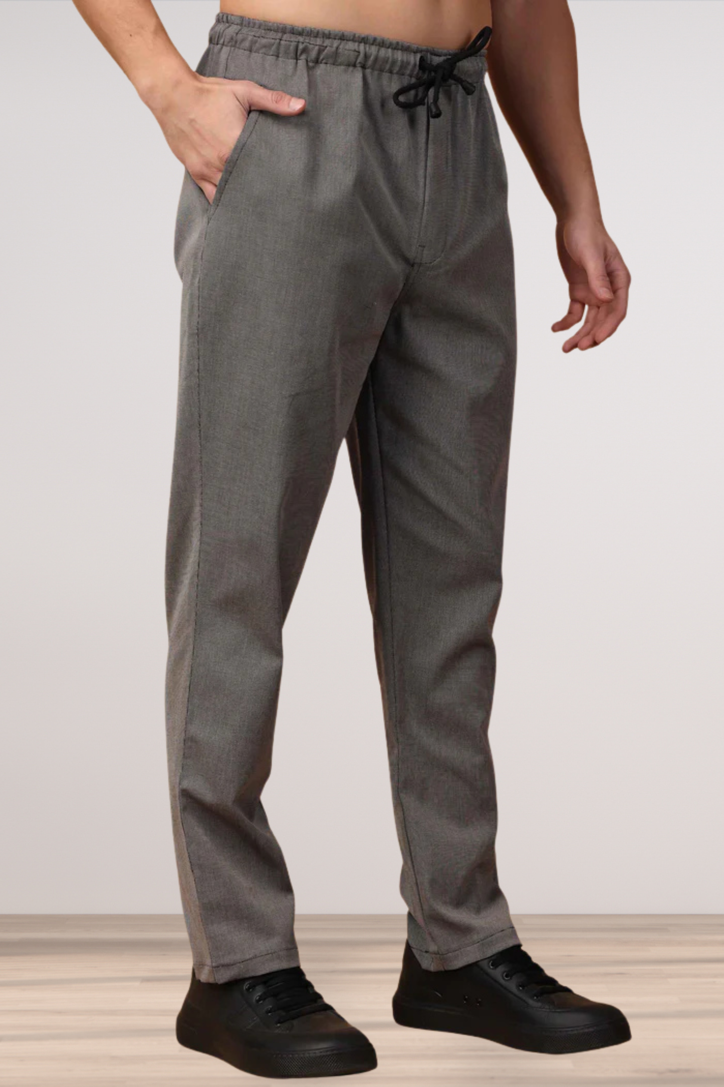 Fossil Grey Everyday Track Pants