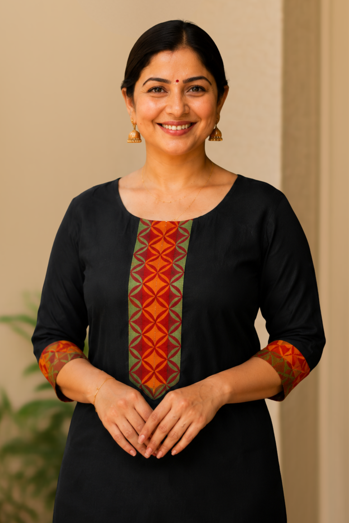 Gold Eclipse Churidar Suit Set