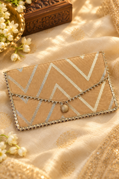 Golden Handcrafted Shagun Envelope
