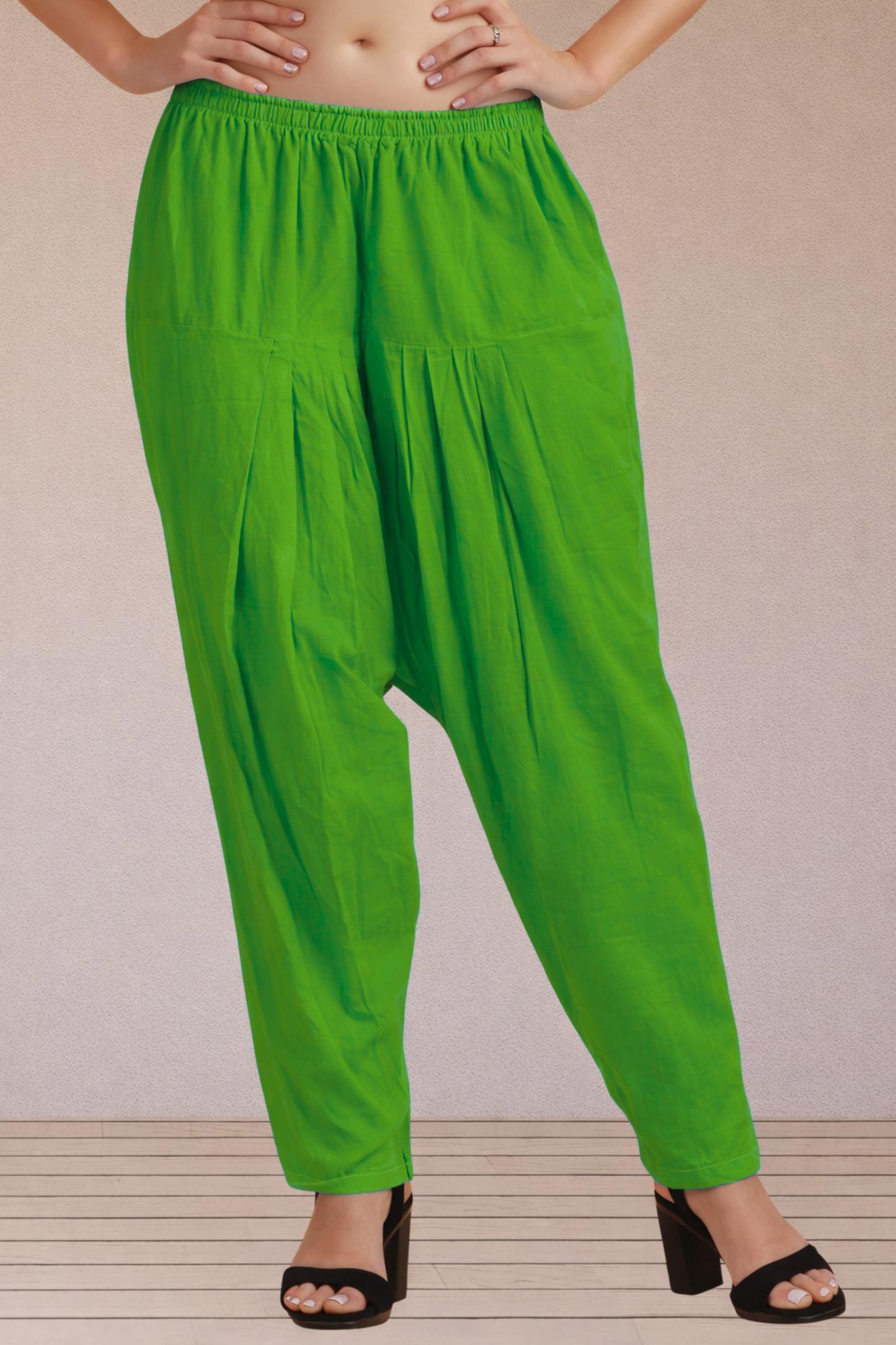 Light Green Easy Fit Cotton Salwar