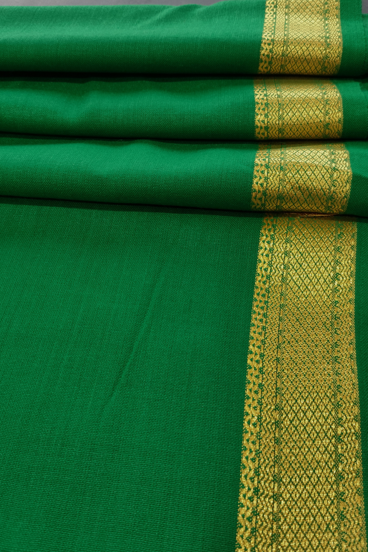 Green Bordered Woollen Shawl