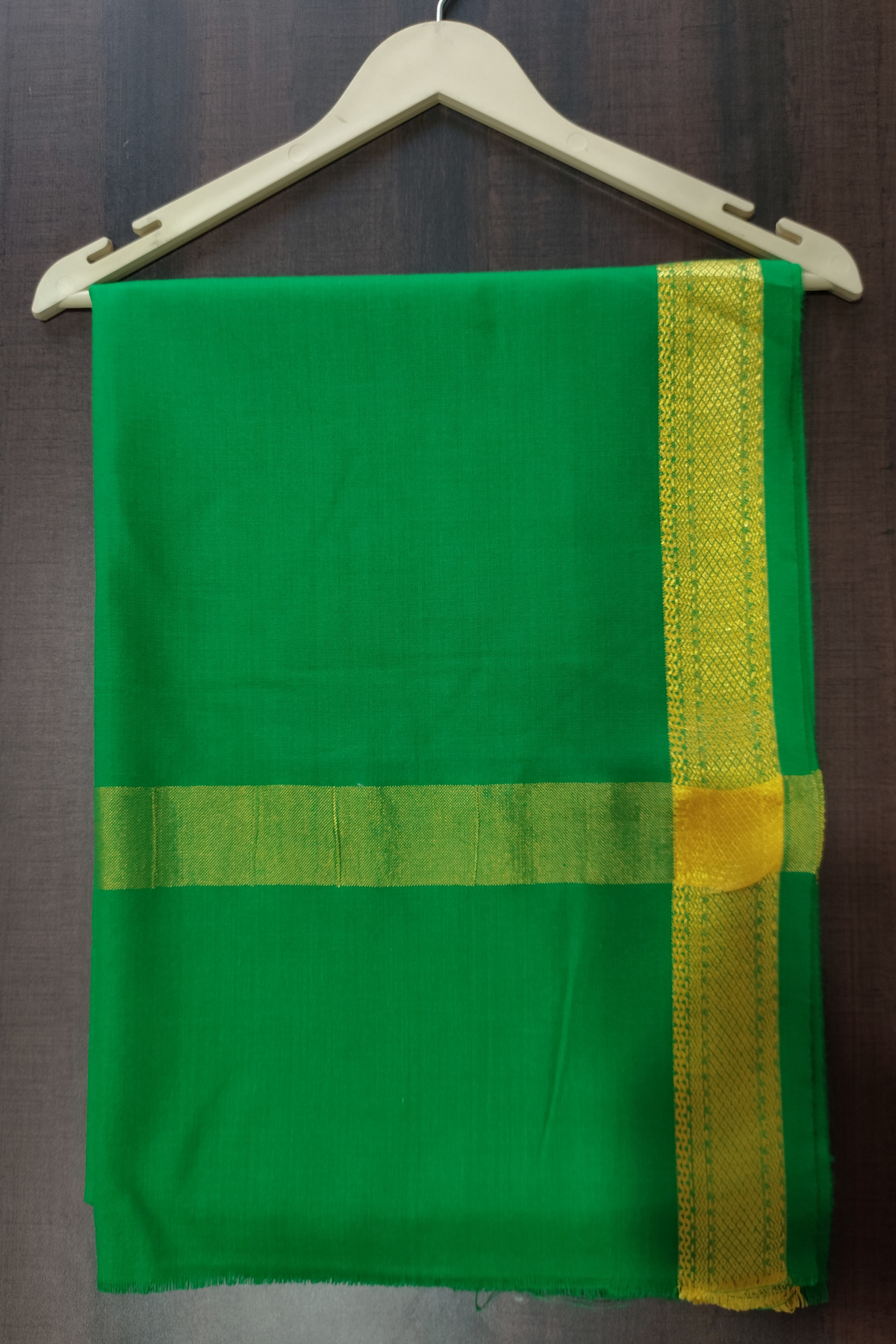 Green Bordered Woollen Shawl