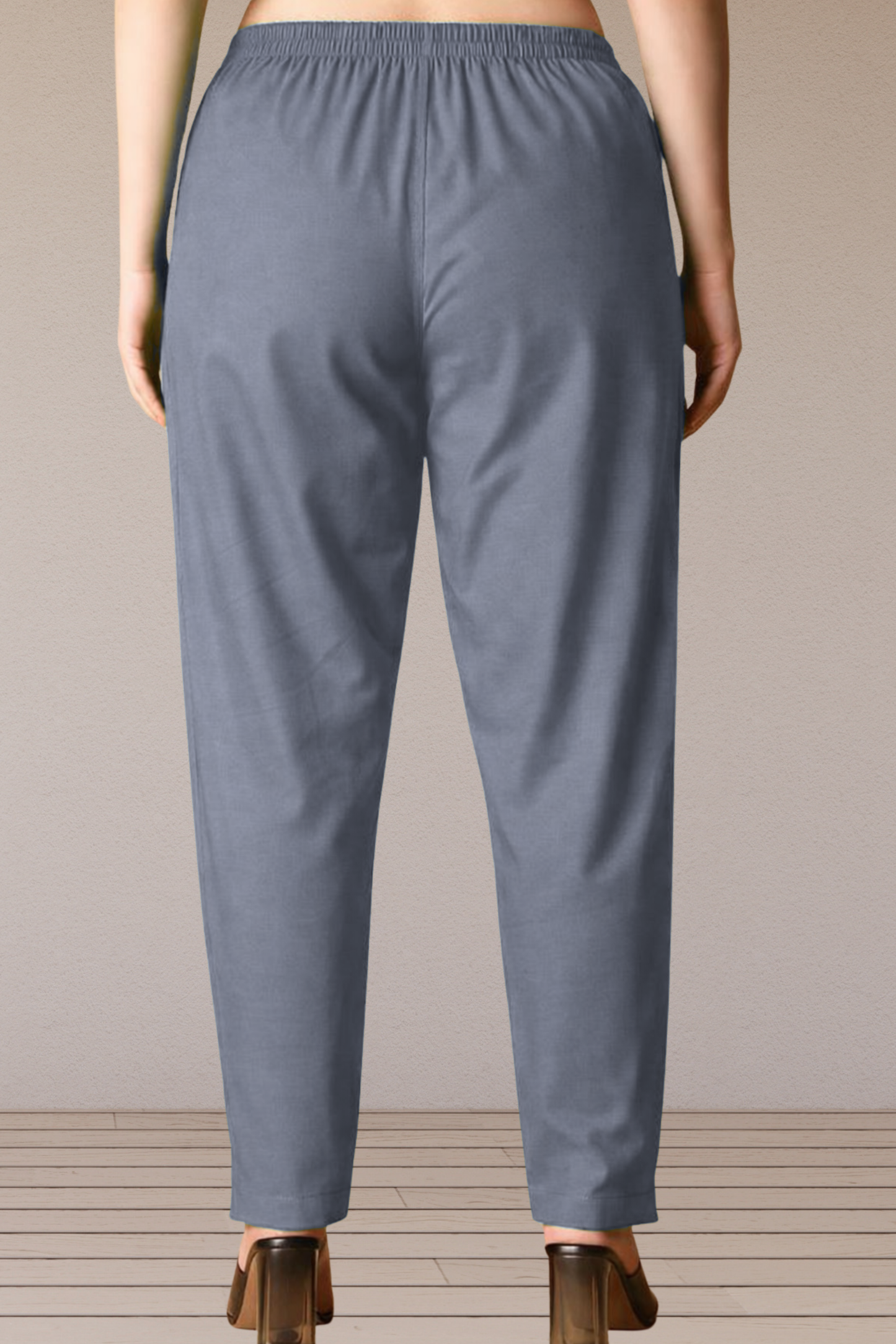 Grey Cotton Kurti Pant
