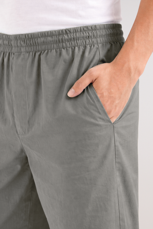 Grey Cotton Pant Pajama