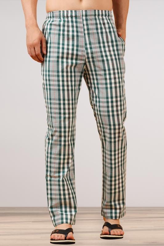 Grey Marble Poplin Cotton Pajama