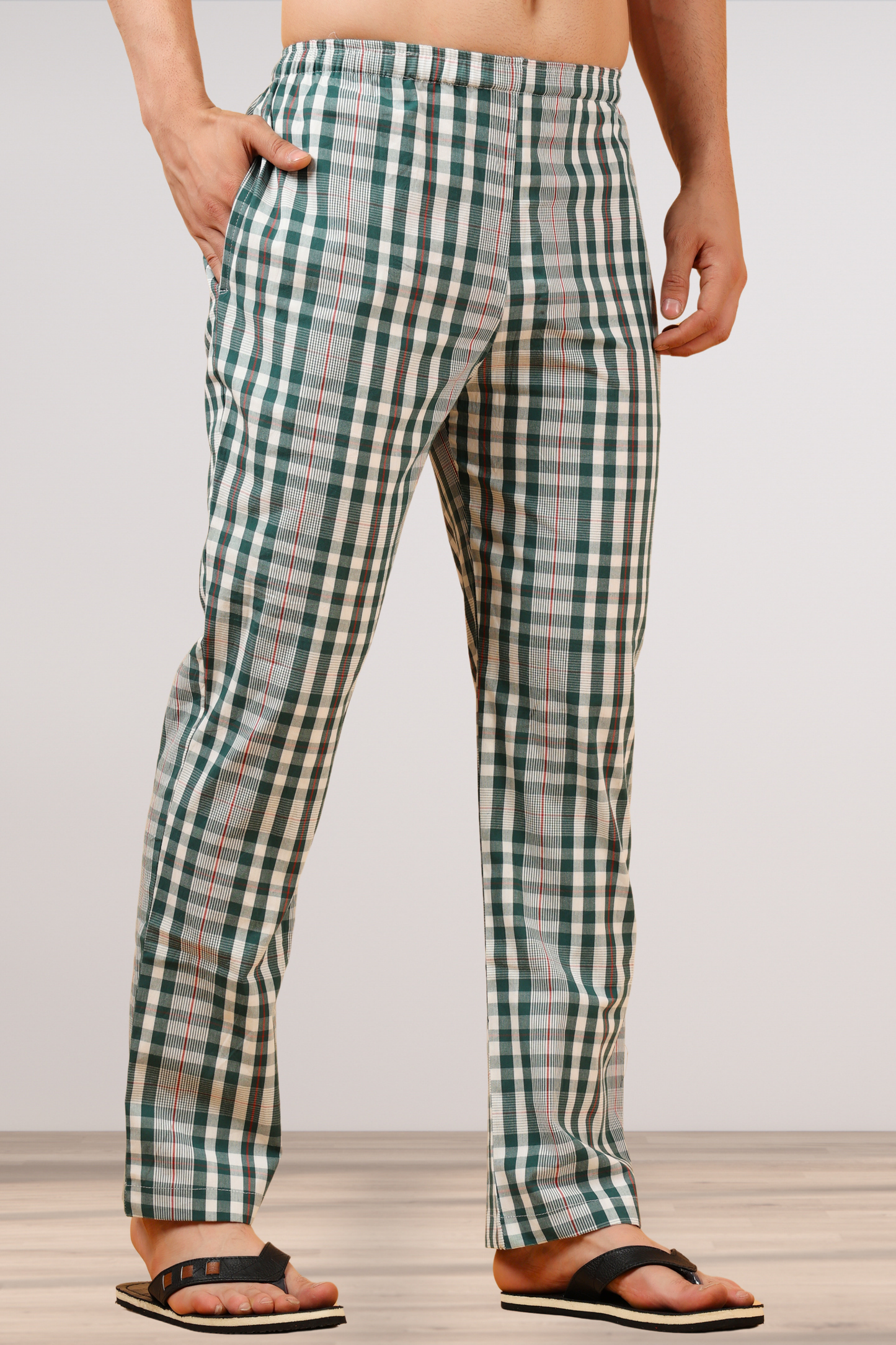 Grey Marble Poplin Cotton Pajama
