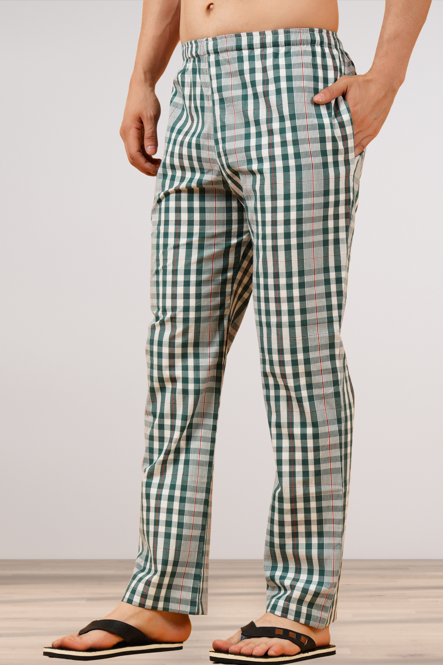 Grey Marble Poplin Cotton Pajama