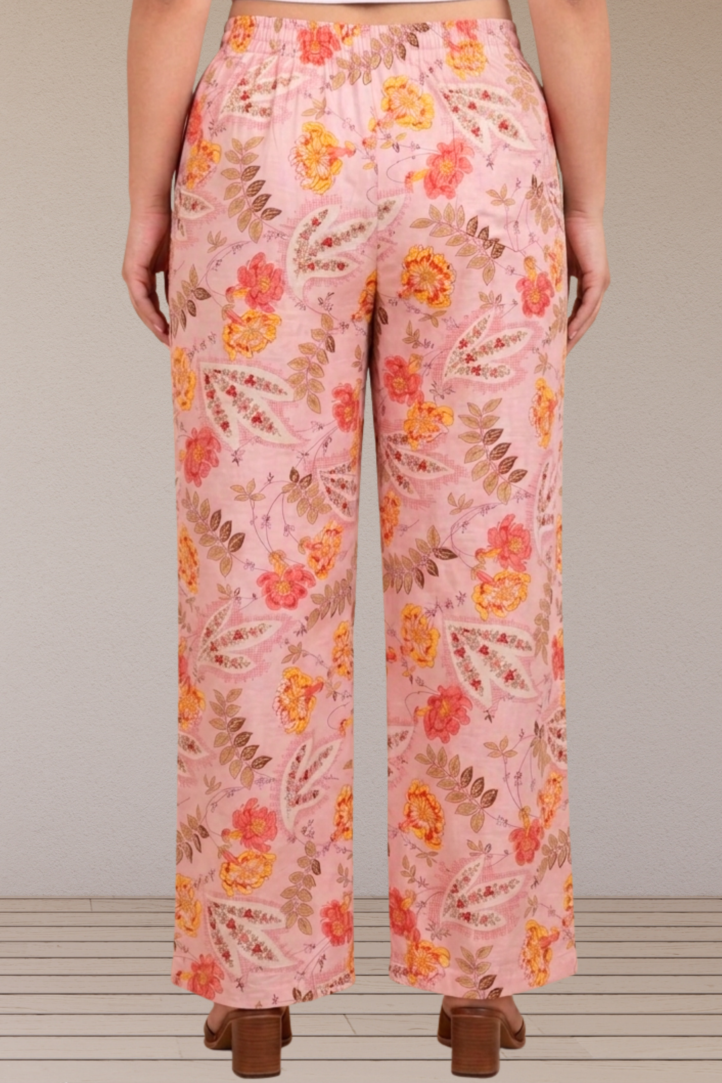 Gulabi Meadow Cotton Pant