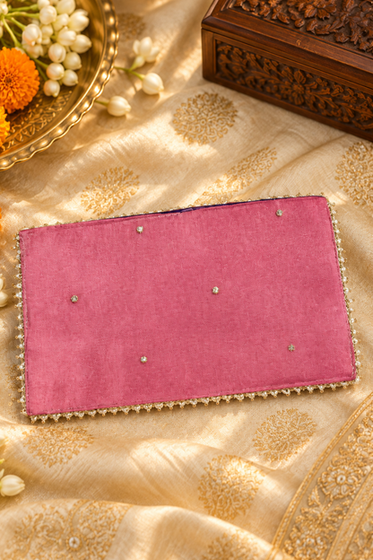 Gulabi Sunehri Handcrafted Shagun Envelope
