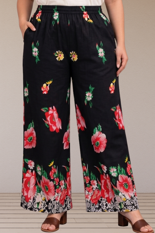 Gulbahar Noir Flare Pant