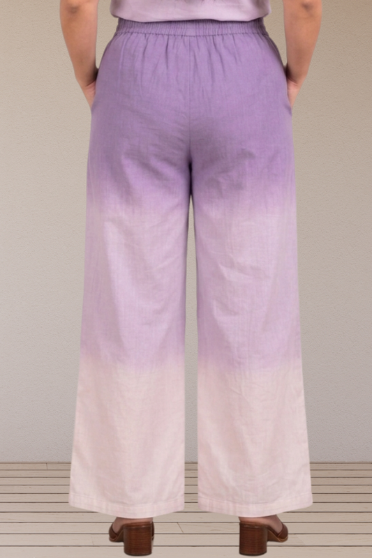 Gulnaar Ombre Cotton Palazzo