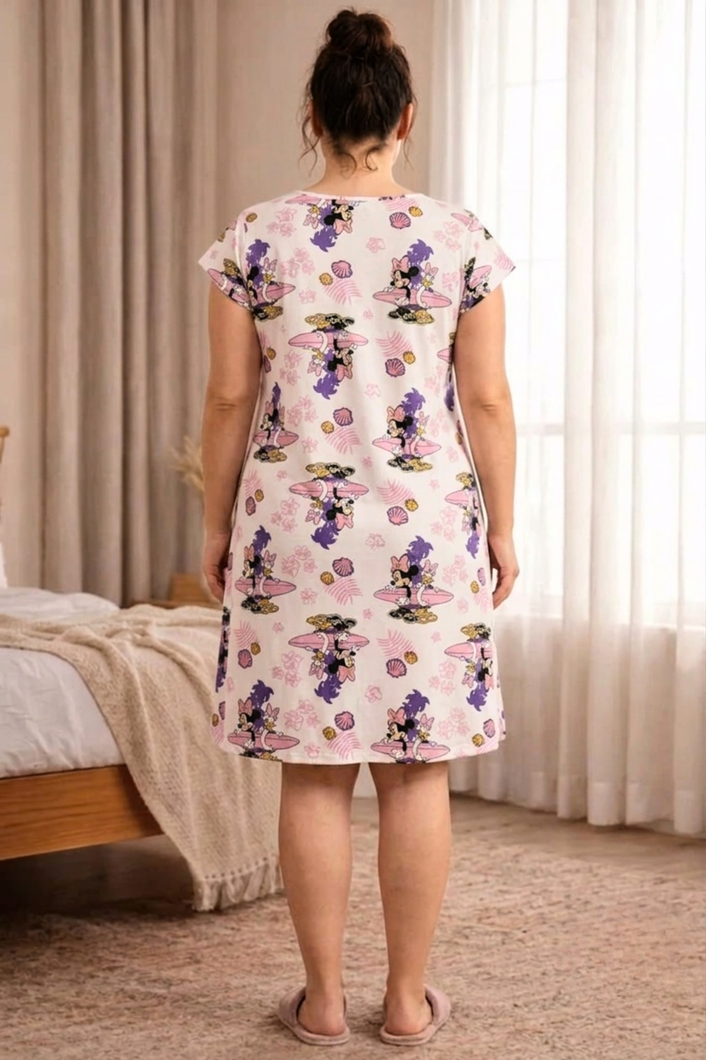 Happy Doodles Short Lounge Dress